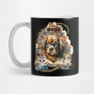 Book is the best four-letter word. Mug